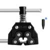 Belleone Chain Breaker for #25#35#40#41#50 320 410 415 420 520 525 530 Roller Chain, Chain Splitter Detacher Cutter for Motorcycle Bicycle Go Cart Mini Bike Dirt Bike Motor Bike Chain, with 1 Push Pin view 1