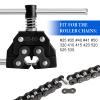 Belleone Chain Breaker for #25#35#40#41#50 320 410 415 420 520 525 530 Roller Chain, Chain Splitter Detacher Cutter for Motorcycle Bicycle Go Cart Mini Bike Dirt Bike Motor Bike Chain, with 1 Push Pin view 4