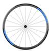 700C Bicycle Wheelset Front Rear Wheel for Road Bike Ultra-Light Rim Brake 8/9/10/11S Cassette Sprockets NBK Sealed Bearing QR 1740g (Size : Blue) view 2