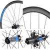 700C Bicycle Wheelset Front Rear Wheel for Road Bike Ultra-Light Rim Brake 8/9/10/11S Cassette Sprockets NBK Sealed Bearing QR 1740g (Size : Blue) view 4