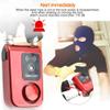 Chain Lock, Smart Bluetooth Chain Lock, 110 dB Anti Theft Smartphone Contro Lock for Motorbike/, Red view 3