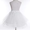 winying Girls Puffy 3 Layers Net Petticoat Slip Crinoline Tutu Skirt Underskirt for Wedding Pageant Dance White Type B Medium view 3