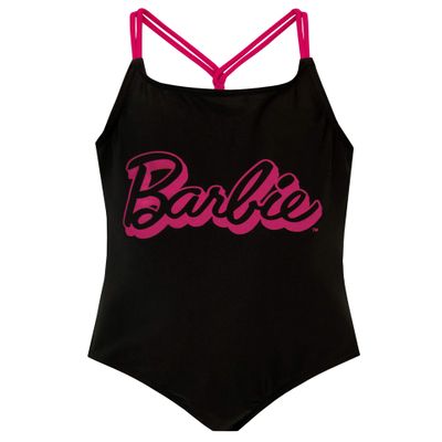 Barbie Swimsuit | Girls Bathing Suit | Girls Swimwear | Size 10 Black