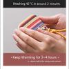 Orastone Hand Warmer Rechargeable Electronic Portable Hand Warmer, Fast Warming Up, Double-Sided Warming, Reusable view 3