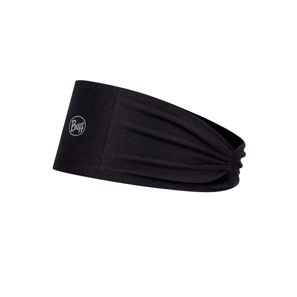 BUFF| Headband CoolNet UV Ellipse Man Women Adult Comfortable, UPF50 Protection, Sports, Stretch, Recycled Material, Quality, Temperature Regulator, One size, Black