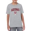 UGP Campus Apparel YS03 - Aquinas Saints Arch Logo Youth T-Shirt - Large - Sport Grey view 2