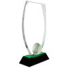 Crown Awards Crystal Golf Trophies, 9 1/2" Custom Engraved Hole in One Golf Trophy Award view 4