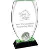 Crown Awards Crystal Golf Trophy, 9 1/2" Personalized Male Golf Trophy Award, Engraving Included view 2