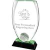 Crown Awards Crystal Golf Trophy, 9 1/2" Personalized Male Golf Trophy Award, Engraving Included view 3