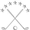 Golf Awards, 9 1/2" Personalized Crystal Golf Tournament Trophy Award view 2