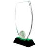 Golf Awards, 9 1/2" Personalized Crystal Golf Tournament Trophy Award view 3