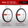 Fincci Pair of Bike Tires 26 x 1.95 Inch 50-559 Foldable 60 TPI All Mountain Enduro Tire for MTB Hybrid Bike Bicycle - 26x1.95 Mountain Bike Tire Pack of 2 view 2