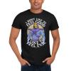 Masters of The Universe Sci-Fi 80s Movie Skeletor I Like to Feel Evil Adult Short Sleeve T-Shirt Graphic Tee Black view 1