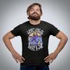 Masters of The Universe Sci-Fi 80s Movie Skeletor I Like to Feel Evil Adult Short Sleeve T-Shirt Graphic Tee Black view 2
