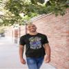Masters of The Universe Sci-Fi 80s Movie Skeletor I Like to Feel Evil Adult Short Sleeve T-Shirt Graphic Tee Black view 4