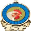 3" Gold Chicken Medals, Chicken First Place Trophy Medal Award 50 Pack Prime view 2