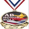 AB Honor Roll First Place Medal, 3" Gold Honor Roll Trophy Medal Award 50 Pack Prime view 1