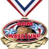 Arm Wrestling First Place Medal, 3" Gold Wrestling Trophy Medal Award 50 Pack Prime view 1