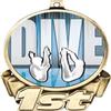 Diving First Place Medal, 3" Gold Swim Dive Team Trophy Medal Award 100 Pack Prime view 2