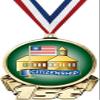Citizenship First Place Medal, 3" Gold Citizenship Trophy Medal Award 100 Pack Prime view 1