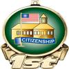 Citizenship First Place Medal, 3" Gold Citizenship Trophy Medal Award 100 Pack Prime view 2