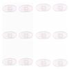 NicelyFit Clear Push-on Nose Pads for Oakley Eyeglass Frames OX5079 OX5038 OX5066 OX5088 OX3102 OX5040 OX5042 etc. (Clear - 6 Pairs) view 2