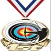 Archery First Place Medal, 3" Gold Archery Shooter Trophy Medal Award 50 Pack Prime view 1