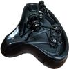 Made in Taiwan, Fito GSW Beach Cruiser Comfort Retro City Bicycle Saddle Seat, Black White Trim view 2