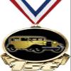 Antique Car First Place Medal, 3" Gold Auto Show Trophy Medal Award 100 Pack Prime view 1