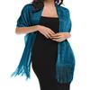 BANETTETA Shawls and Wraps for Evening and Wedding Dresses - Formal Teal Shawl view 2