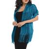 BANETTETA Shawls and Wraps for Evening and Wedding Dresses - Formal Teal Shawl view 3