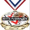 Attendance First Place Medal, 3" Gold Perfect Attendance Trophy Medal Award 50 Pack Prime view 1