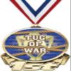Tug of War First Place Medal, 3" Gold Tug of War Trophy Medal Award 10 Pack Prime view 1