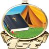 Bible Camp First Place Medal, 3" Gold Religious Bible Trophy Medal Award 100 Pack view 2