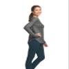 C9 Champion Women's Fashion Long Sleeve T-Shirt, Echo Gray Heather, XS view 2