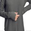 C9 Champion Women's Fashion Long Sleeve T-Shirt, Echo Gray Heather, XS view 4