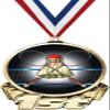 Badminton First Place Medal, 3" Gold Badminton Trophy Medal Award 50 Pack Prime view 1