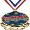 Holiday Decorating First Place Medal, 3" Gold Decorating Competition Trophy Medal Award 100 Pack view 1