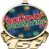 Holiday Decorating First Place Medal, 3" Gold Decorating Competition Trophy Medal Award 100 Pack view 2