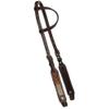 Circle Y Inlaid Floral One Ear Headstall (Cowhide) view 1