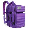 QT&QY 45L Military Tactical Backpacks Molle Army Assault Pack 3 Day Bug Out Bag Hiking Treeking Rucksack view 1