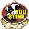 You Stink First Place Medal, 3" Gold Funny Loser Trophy Medal Award 20 Pack Prime view 2