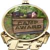 Camp First Place Medal, 3" Gold Camp Award Medal 50 Pack view 2