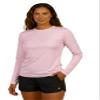 INGEAR Women's Rash Guard Shirts UPF 50+ Sun Protection, Lightweight Swim Shirts for Women, Quick Dry Womens Fishing Shirt Sizes S-XXL (Pink, Medium) view 1