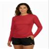 INGEAR Women's Rash Guard Shirts UPF 50+ Sun Protection, Lightweight Swim Shirts for Women, Quick Dry Womens Fishing Shirt Sizes S-XXL (Red, Medium) view 1