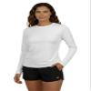 INGEAR Women's Rash Guard Shirts UPF 50+ Sun Protection, Lightweight Swim Shirts for Women, Quick Dry Womens Fishing Shirt Sizes S-XXL (White, Large) view 1