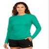 INGEAR Women's Rash Guard Shirts UPF 50+ Sun Protection, Lightweight Swim Shirts for Women, Quick Dry Womens Fishing Shirt Sizes S-XXL (Seafoam, Large) view 1