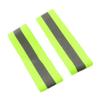 preliked High Visibility Reflective Bands Wristbands, 2Pcs Safety Reflective Arm Wrist Band Belt Strap Sports Night Running Cycling Green view 1