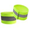 preliked High Visibility Reflective Bands Wristbands, 2Pcs Safety Reflective Arm Wrist Band Belt Strap Sports Night Running Cycling Green view 2