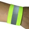 preliked High Visibility Reflective Bands Wristbands, 2Pcs Safety Reflective Arm Wrist Band Belt Strap Sports Night Running Cycling Green view 3
